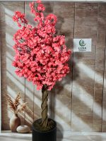 درختچه شکوفه مصنوعی قد ۱۸۰/دکوراسیون همیشه سبز - تصویر 4